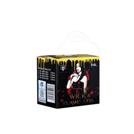 Demon Killer Wick Flame SS316L Pre Built Coils For Sale